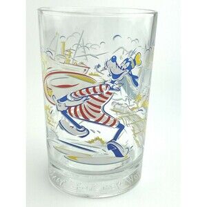 Walt Disney World Typhoon Lagoon Goofy Remember the Magic 25 Anniversary Glass